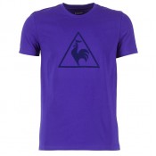 Le Coq Sportif Abrito T Bleu - T-Shirts Manches Courtes Homme Soldes Paris